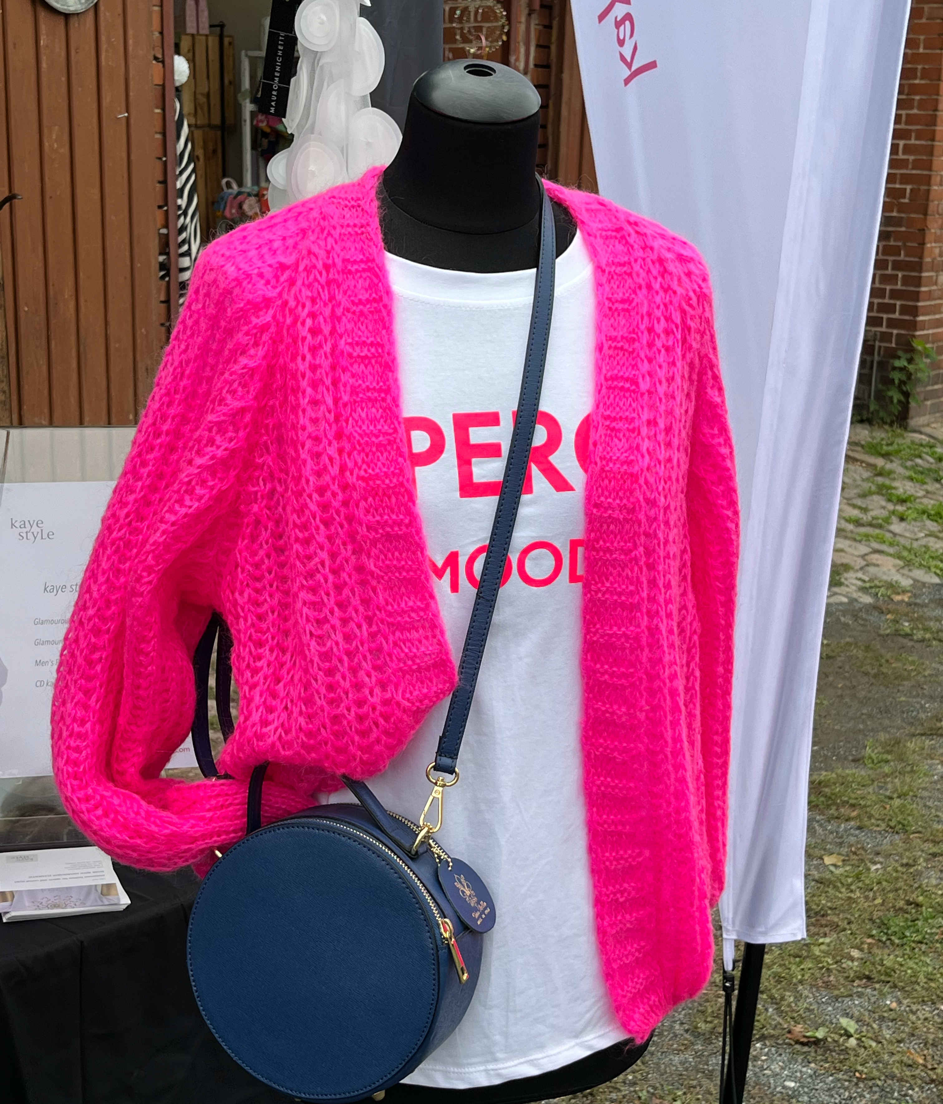Mohair-Strickjacke von V Milano Mohair-Strickjacke von V Milano