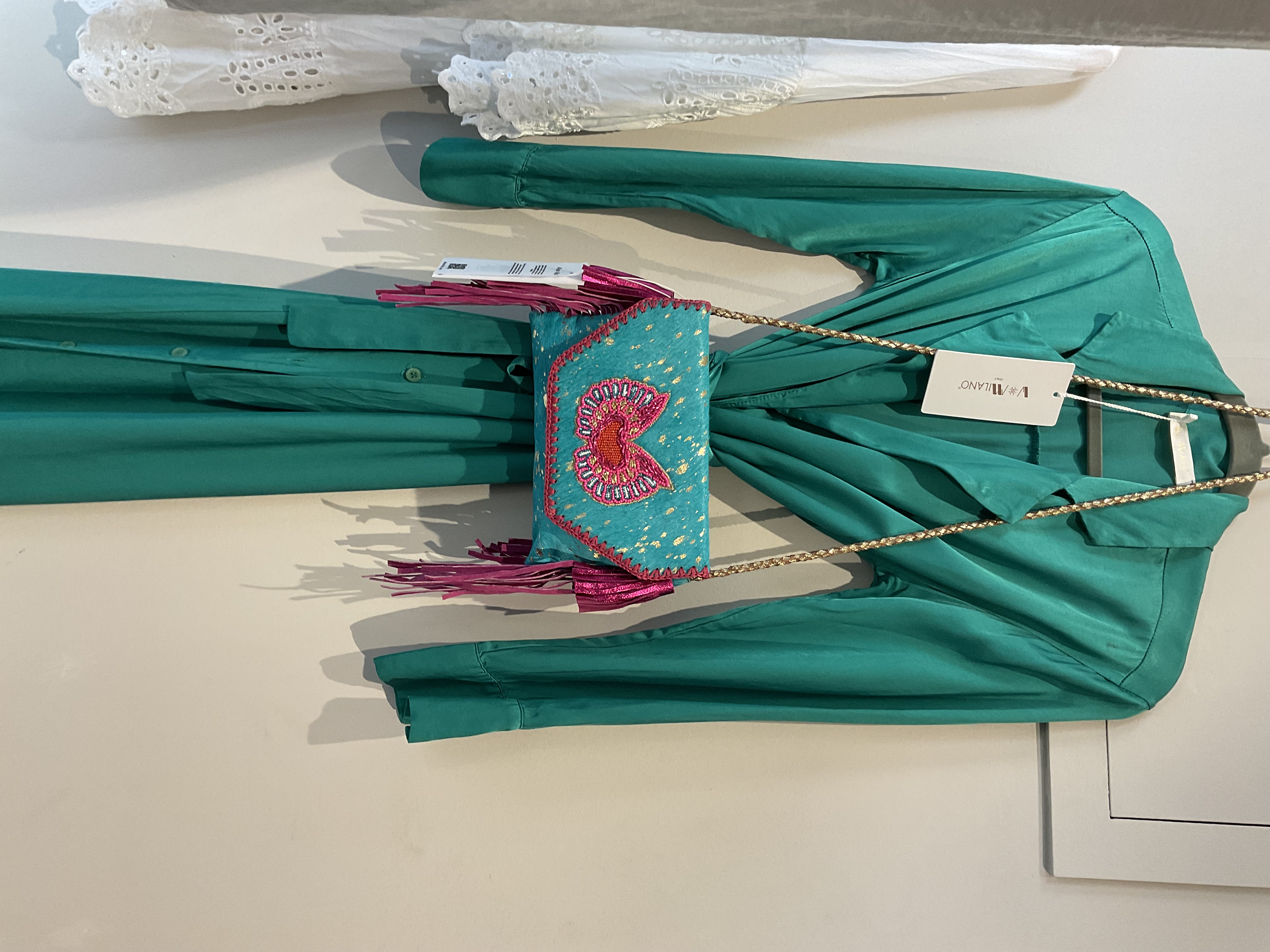 Meergrünes Kleid von V Milano