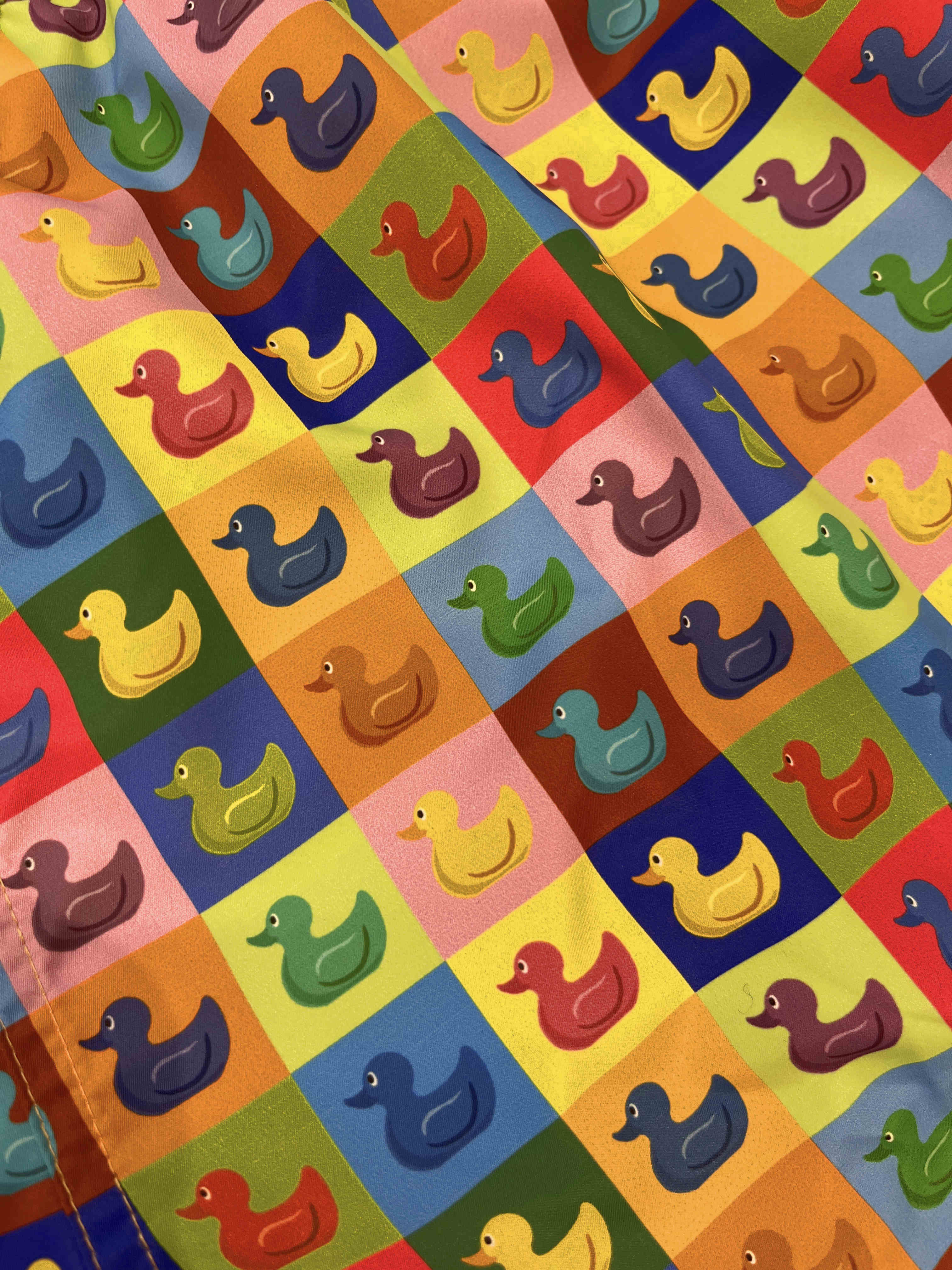 Badehose bunt mit Enten